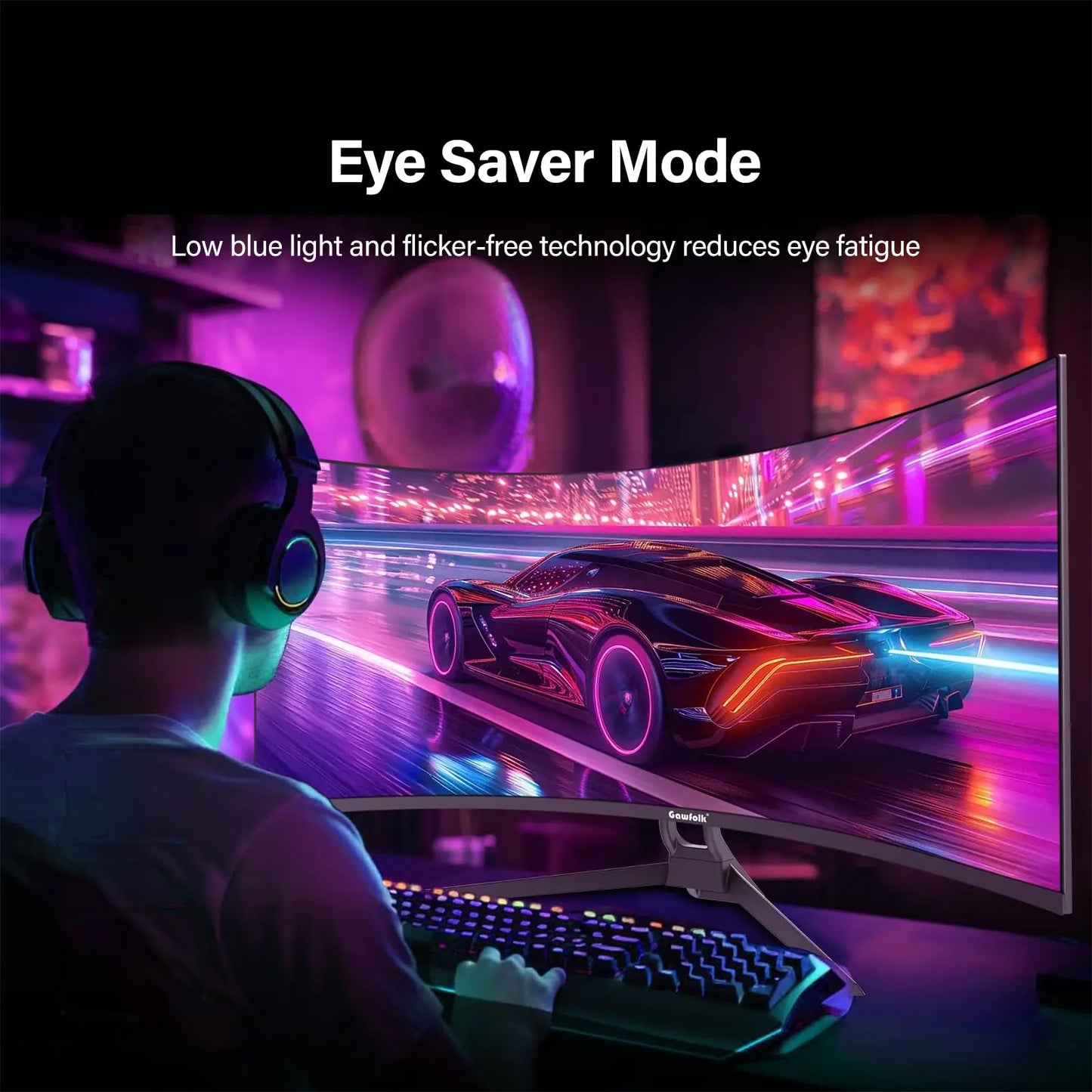 Gawfolk IPS Gaming Monitor With 165Hz AMD FreeSync