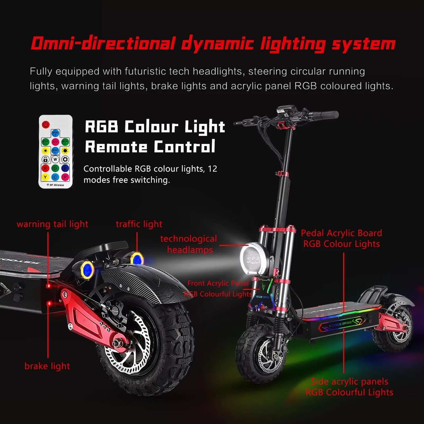 Boyueda S5 Electric Scooter Dual Drive High Performance