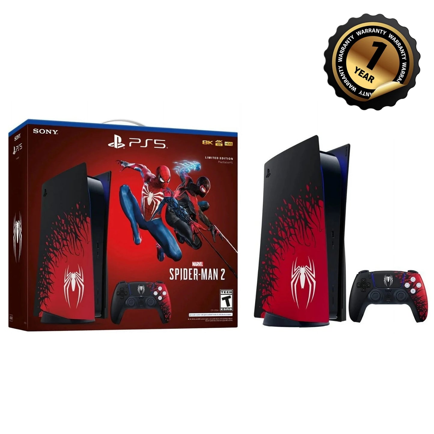 PlayStation 5 Console – Marvel’s Spider-Man 2 Limited Edition Bundle