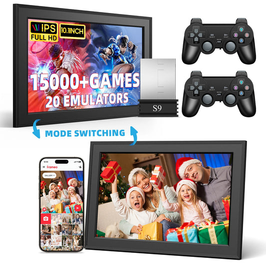 Brightness WiFi Digital Picture Frame With 2K HD Emulator Console