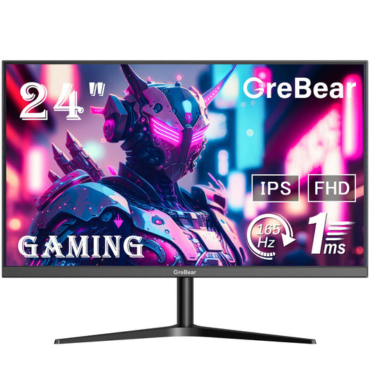 GreBear FHD IPS Gaming Monitor 1ms GTG FreeSync HDR10