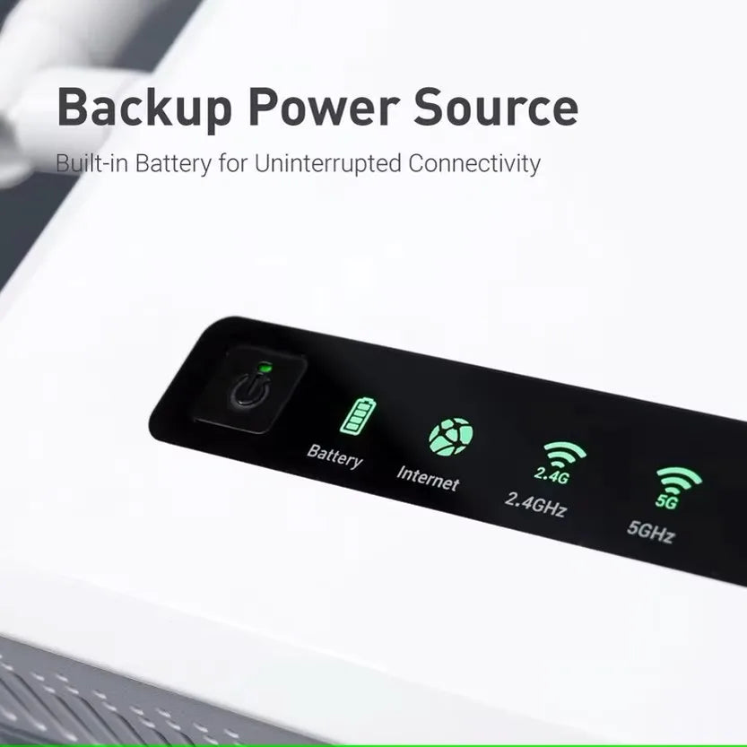 GL.iNet GL-XE3000（Puli AX）Wi-Fi 6 5G Cellular Router with Battery