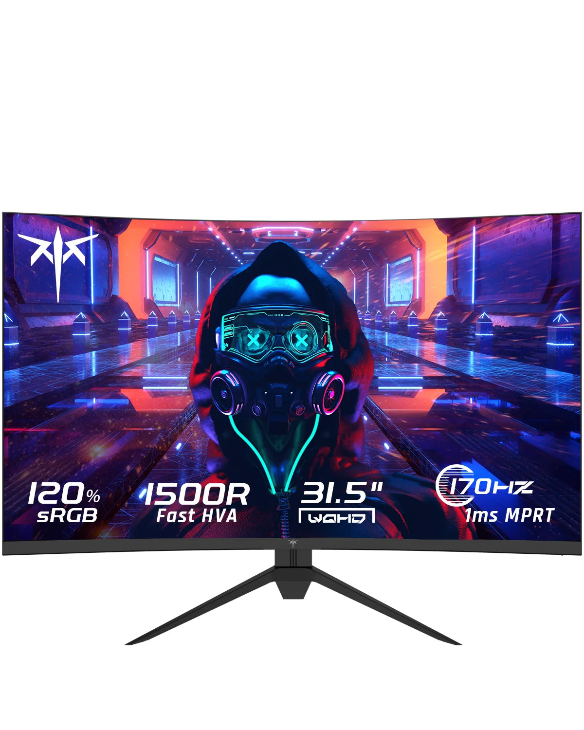 KTC Curved Gaming Monitor 2K QHD 180Hz HDR10 GSync