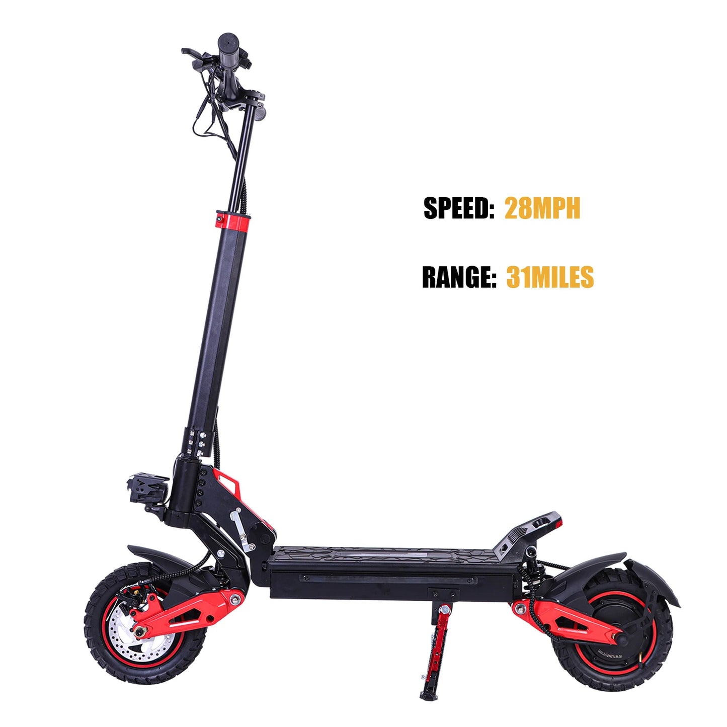 6000W Fast Electric Scooter for Adult,Daul Motor 50mph,60V 30Ah,11'' Off Road Tires,55miles Range,Sport Folding eScooter