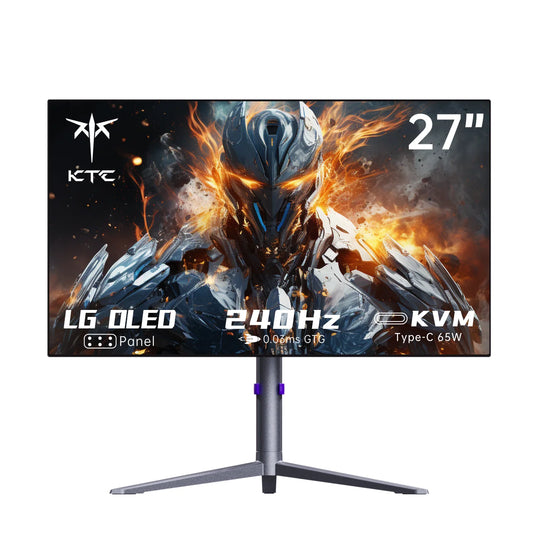 KTC OLED Gaming Monitor 2560x1440 QHD 240Hz G Sync FreeSync