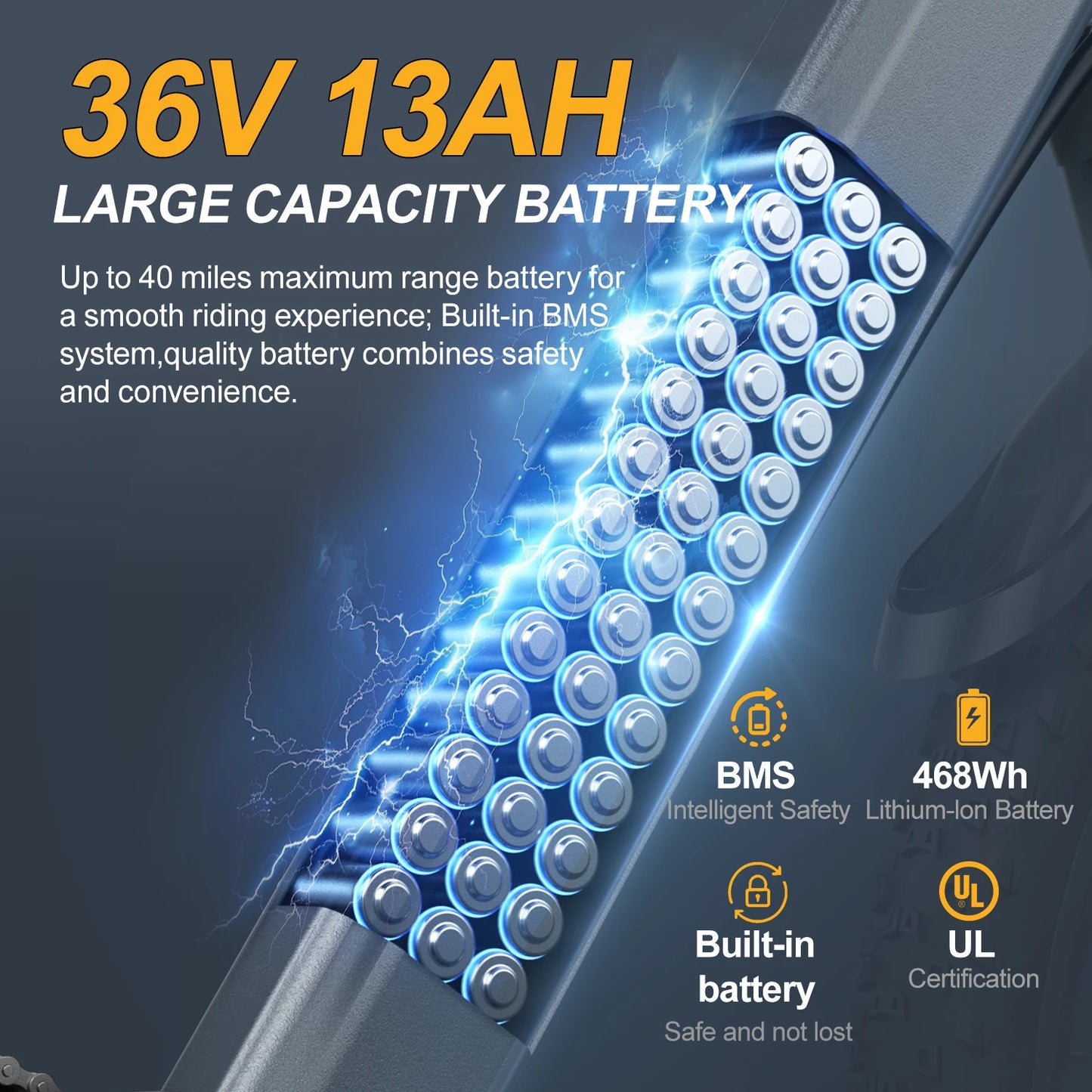 Local Warehouse ZL  L26-1 Adult Ebike Peak 500W Battery Commuter Electric Bicycle 26 Tire Front and rear shock absorbers
