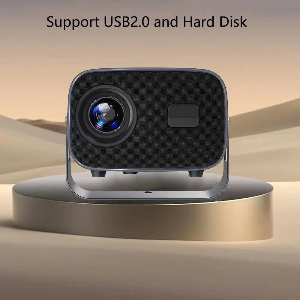 NEW A10 Smart Projector 720P HD with Auto Keystone Correction, Dual 2.4G/5G WiFi Bluetooth 5.0, 2+16G 30-150 Inch Home Theater