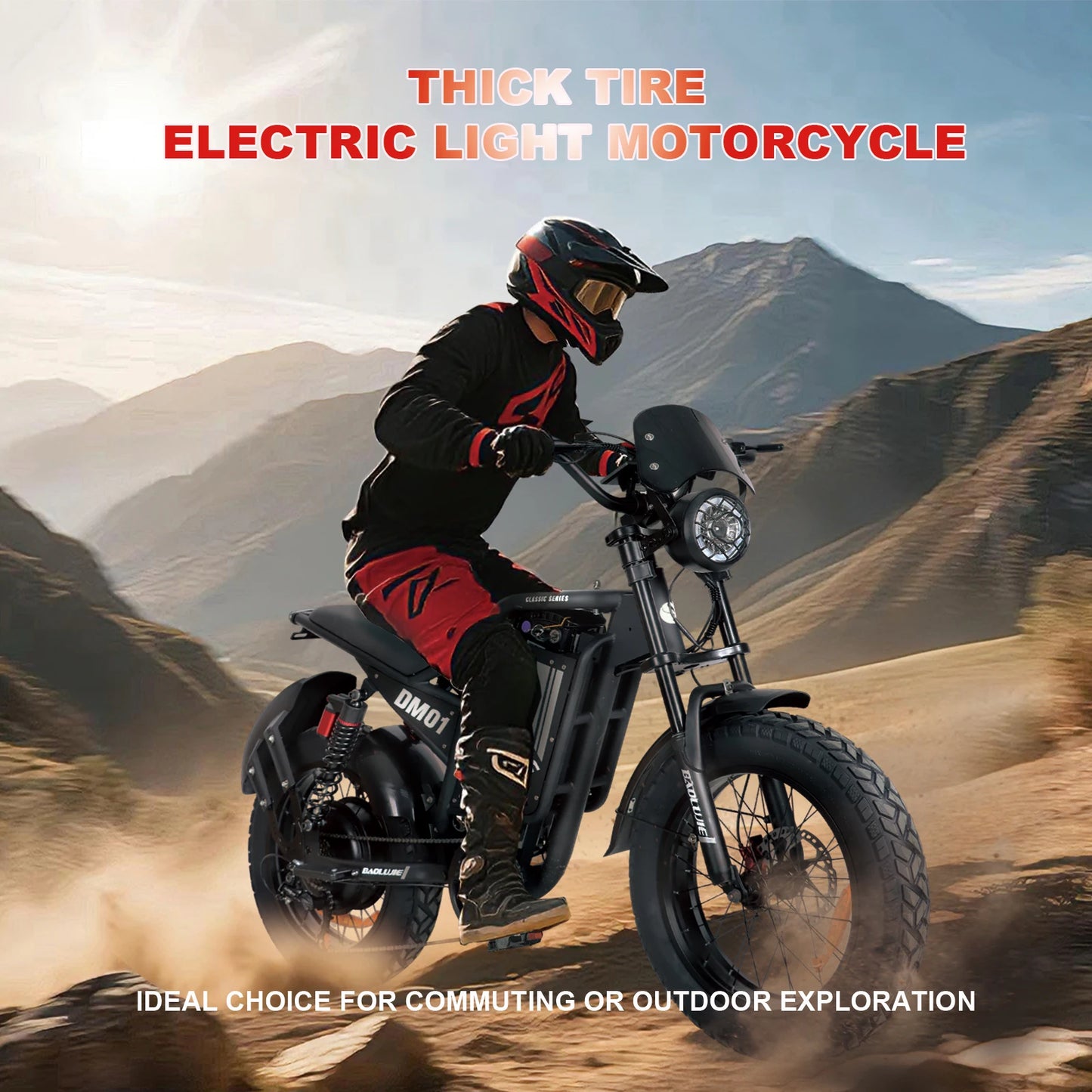 Baolujie DM01 Electric Bike 60V 42 MPH For Adults