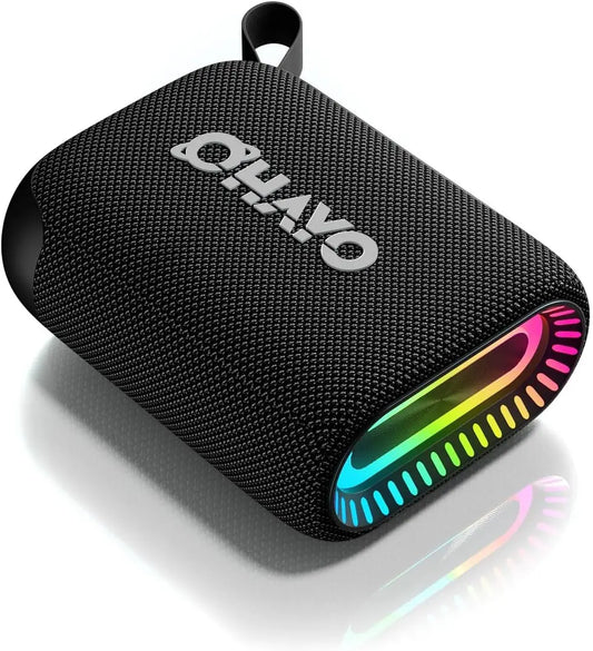 Ohayo S5 Bluetooth Speaker,Ultra Portable, Up to 24H Playtime,IP67 Waterproof and Dustproof,Powerful Sound for Hiking and Biking