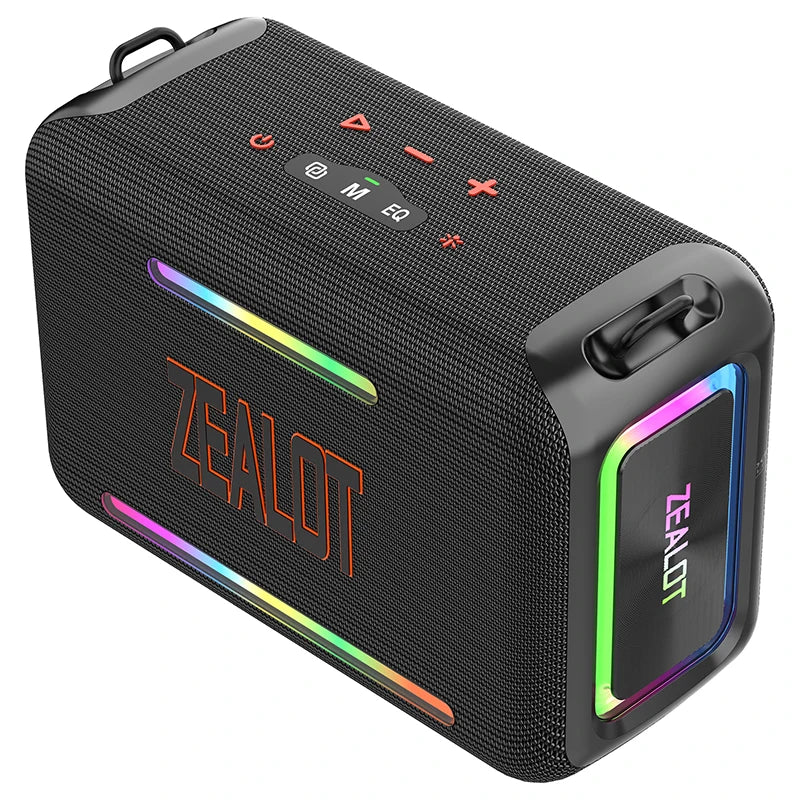 ZEALOT-S95 120W Waterproof Portable Loud Bluetooth Speaker, Wireless Outdoor Boombox SubwooferTriple Passive Radiators-Deep Bass