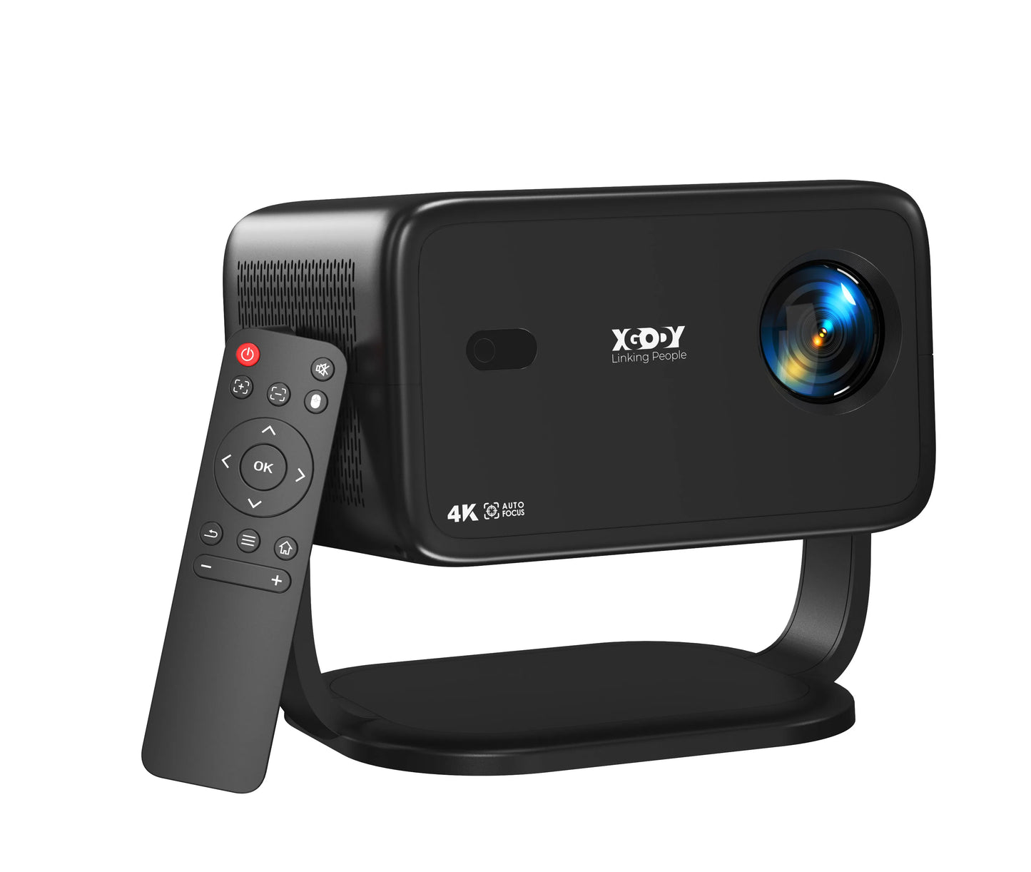 XGODY A6/N6 Projector Netflix Official Voice Control 500-600 ANSI Android 4K Beamer Native 1080P FHD WiFi Home Theater