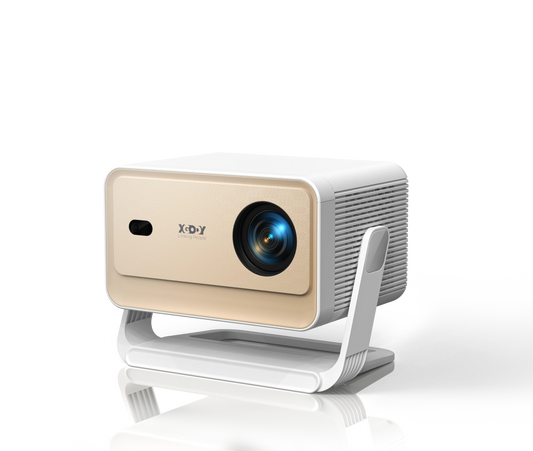 XGODY Projector Netflix Officially 700 ANSI 4K Voice Control Smart Android TV Whale OS 8/32GB ROM for Outdoor Movie Home Theater