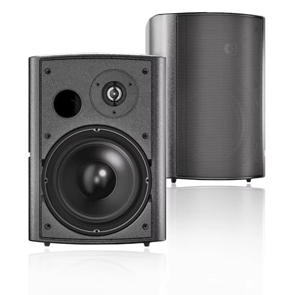 Herdio 6.5" 400W 2PCS Indoor Outdoor Bluetooth Speakers Wall Mount Speakers Waterproof Weather Resistant For Patio Garage Home