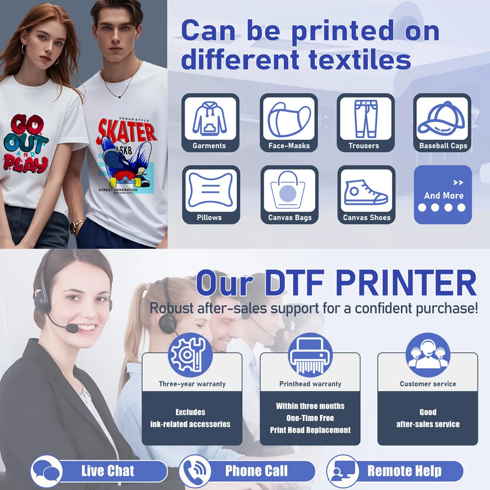 Colorsun A4 DTF Printer For Epson L805 Impressora A4 DTF Printing Machine Direct to Film T-shirt Printers For T-Shirt Hoodies