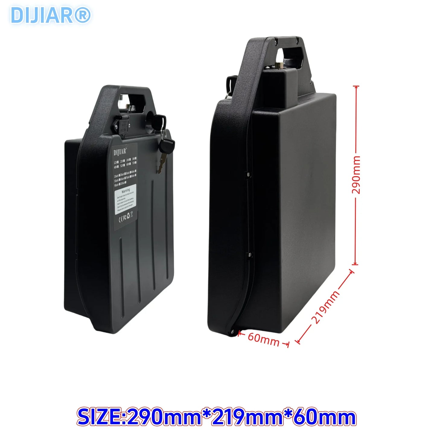 18650 60V lithium-ion battery, in stock, 20AH-100AH application 250W~3000W suitable for Harley folding Citycoco electric scooter