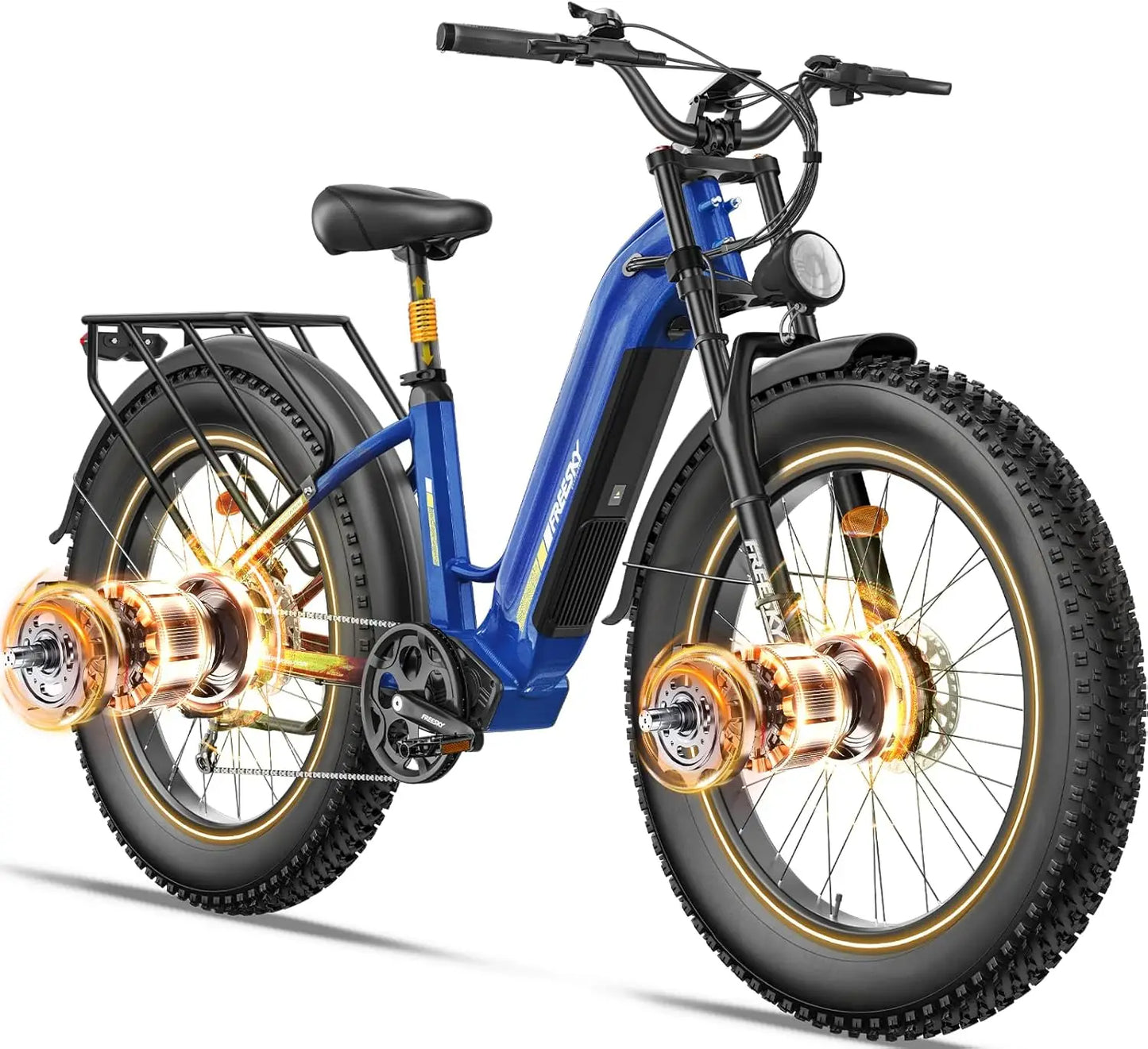 All Terrain Electric Bike 3500W Dual Motor For Adults